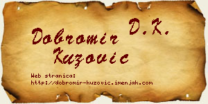 Dobromir Kuzović vizit kartica